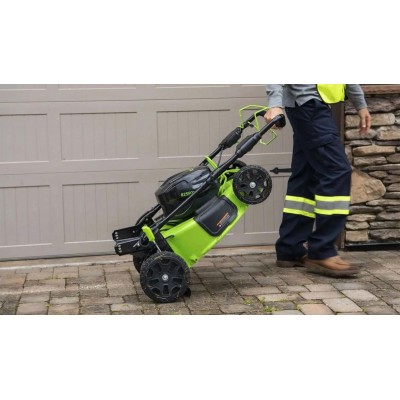 Газонокосилка аккумуляторная GREENWORKS GC82LM51SP2, 51см, самоходная, 5Ач, с ЗУ [2515907ub]