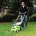 Газонокосилка аккумуляторная GREENWORKS G40LM49DBK4, 49см, несамоходная, 4Ач, с ЗУ [2500207vb]