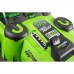 Газонокосилка аккумуляторная GREENWORKS G40LM49DBK4, 49см, несамоходная, 4Ач, с ЗУ [2500207vb]