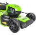 Газонокосилка аккумуляторная GREENWORKS GD60LM46HP, 46см, несамоходная, без АКБ, без ЗУ [2502807]
