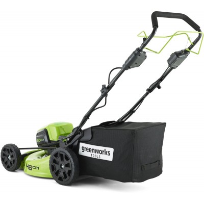 Газонокосилка аккумуляторная GREENWORKS GD60LM46SP, 46см, самоходная, без АКБ, без ЗУ [2502907]