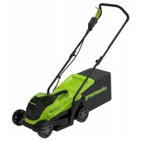 Газонокосилка аккумуляторная GREENWORKS GD24LM33K2, 33см, несамоходная, 2Ач, с ЗУ [2516107ua]
