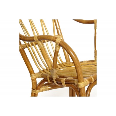 Комплект террасный Tetchair AKIRA /с подушкой/ skin rattan eco, 54x60x78см / D46x40см, Natural (натуральный) 12993