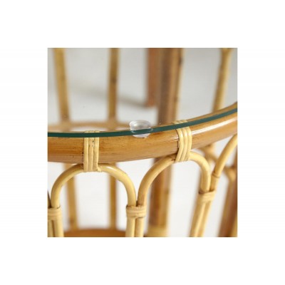 Комплект террасный Tetchair AKIRA /с подушкой/ skin rattan eco, 54x60x78см / D46x40см, Natural (натуральный) 12993