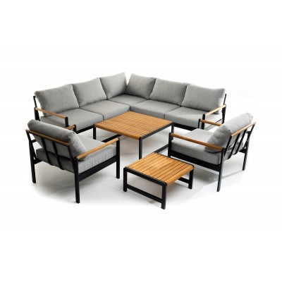 Лаунж зона из алюминия Joygarden MAYA L темный графит 41100/41101/41102/41103/41103/41104/41105