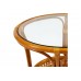 Комплект Tetchair PELANGI 02/15 стол со стеклом, 4 кресла без подушек, ротанг, мед 10084