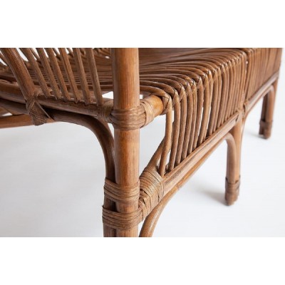 Комплект Tetchair NEW BOGOTA диван, 2 кресла, стол со стеклом, с подушками, ротанг 10085