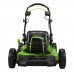 Газонокосилка аккумуляторная GREENWORKS GC82LM51SP2, 51см, самоходная, 5Ач, с ЗУ [2515907ub]