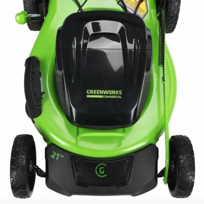 Газонокосилка аккумуляторная GREENWORKS GC82LM51SP2, 51см, самоходная, 5Ач, с ЗУ [2515907ub]