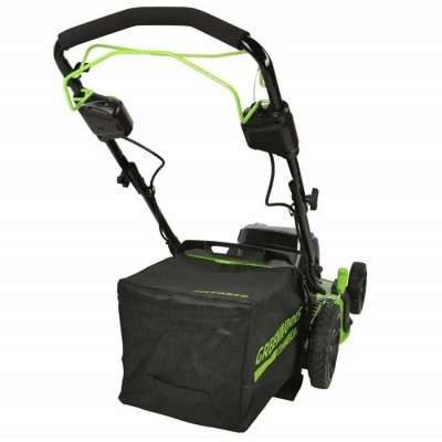 Газонокосилка аккумуляторная GREENWORKS GC82LM51SP2, 51см, самоходная, 5Ач, с ЗУ [2515907ub]