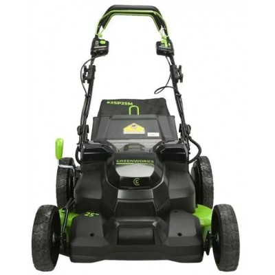 Газонокосилка аккумуляторная GREENWORKS GC82LM61S, 61см, самоходная, без АКБ, без ЗУ [2515607]