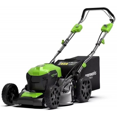 Газонокосилка аккумуляторная GREENWORKS GD40LM46SP, 46см, самоходная, без АКБ, без ЗУ [2506807]