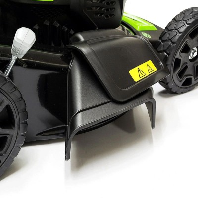 Газонокосилка аккумуляторная GREENWORKS GD40LM46SPK4, 46см, самоходная, 4Ач, с ЗУ [2506807ub]