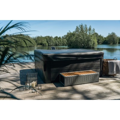 СПА-бассейн MSpa Oslo Plus F-OS063WP 180×180×65 см, 1150 л, гидромассаж и аэромассаж, квадратный