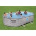 Bestway 56946 BW Каркасный бассейн 488х305х107см Ротанг 7250л, песч.фил.-нас. 3028л/ч, лестница, тент