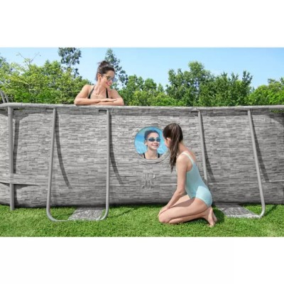 Bestway 56946 BW Каркасный бассейн 488х305х107см Ротанг 7250л, песч.фил.-нас. 3028л/ч, лестница, тент