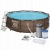 Bestway 5617V BW Каркасный бассейн Steel Pro 5617V BW, 366х122см Ротанг, 10250л, фил.-насос 2006л/ч, лестн., тент