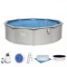 Bestway 56384 BW Стальной бассейн Hydrium 460х120см, 17430л, песч.фил.-нас. 5678л/ч, лестн., тент, подст.