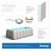 Bestway 56442 BW Каркасный бассейн Power Steel 404х201х100см, 6478л, песч.фил.-нас. 2006л/ч, лестница