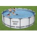 Bestway 5612X BW Каркасный бассейн Steel Pro Max 427х122см, 15232л, фил.-насос 3028л/ч, лестница, тент