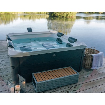 СПА-бассейн MSpa Oslo Plus F-OS063WP 180×180×65 см, 1150 л, гидромассаж и аэромассаж, квадратный