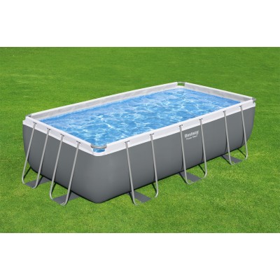 Bestway 56442 BW Каркасный бассейн Power Steel 404х201х100см, 6478л, песч.фил.-нас. 2006л/ч, лестница