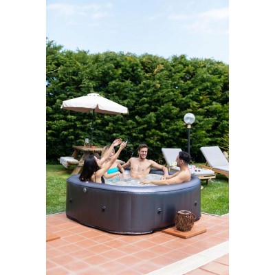 СПА-бассейн MSpa Otium M-OT062 185×185 см, 930 л, гидромассаж и аэромассаж, квадратный