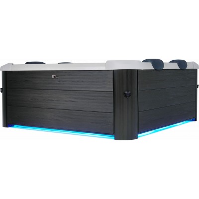 СПА-бассейн MSpa Oslo Plus F-OS063WP 180×180×65 см, 1150 л, гидромассаж и аэромассаж, квадратный