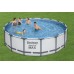 Bestway 5612Z BW Каркасный бассейн Steel Pro Max 488х122см, 19480л, фил.-насос 5678л/ч, лестница, тент