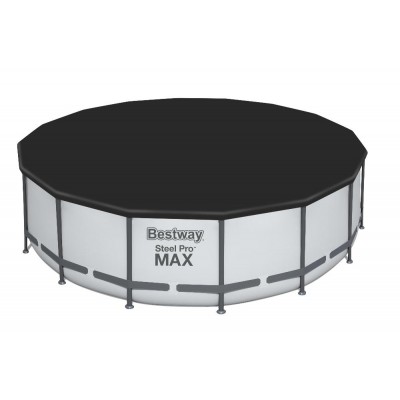 Bestway 5612Z BW Каркасный бассейн Steel Pro Max 488х122см, 19480л, фил.-насос 5678л/ч, лестница, тент