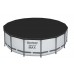 Bestway 5612Z BW Каркасный бассейн Steel Pro Max 488х122см, 19480л, фил.-насос 5678л/ч, лестница, тент