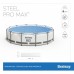 Bestway 5612Z BW Каркасный бассейн Steel Pro Max 488х122см, 19480л, фил.-насос 5678л/ч, лестница, тент