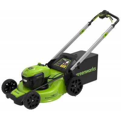 Газонокосилка аккумуляторная GREENWORKS GD40LM48SP, 48см, самоходная, без АКБ, без ЗУ [2517407]