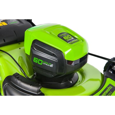 Газонокосилка аккумуляторная GREENWORKS GD60LM46SP, 46см, самоходная, без АКБ, без ЗУ [2502907]